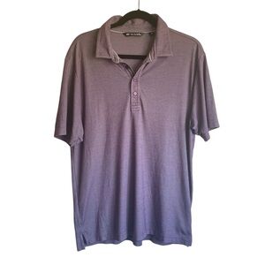 Travis Mathew Polo Shirt Purple Short Sleeve Outdoors Golf Lightweight